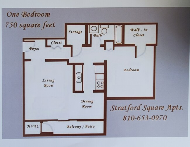 Floorplan - Stratford Square Apartments