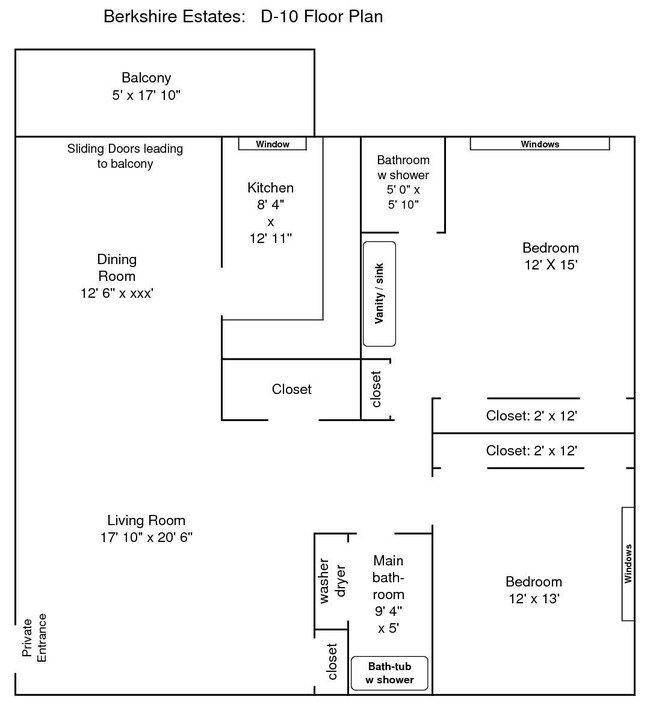 Floor plan - 2912 State Hill Rd