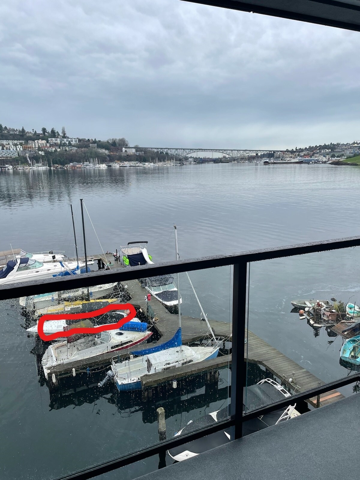 Feb2022 - Boat slip (before new marina deck was installed) - 2301 Fairview Ave E