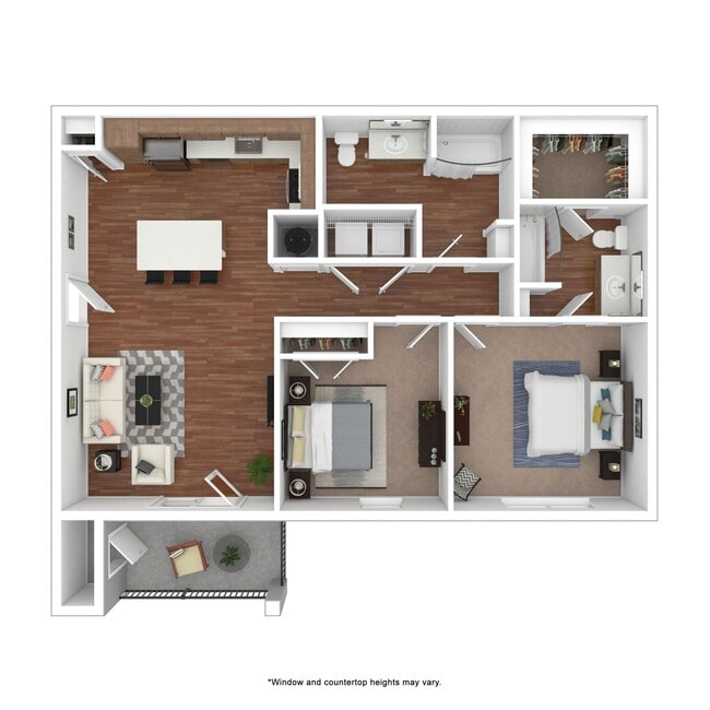 Floorplan - Smyrna Village Apartments of Louisville