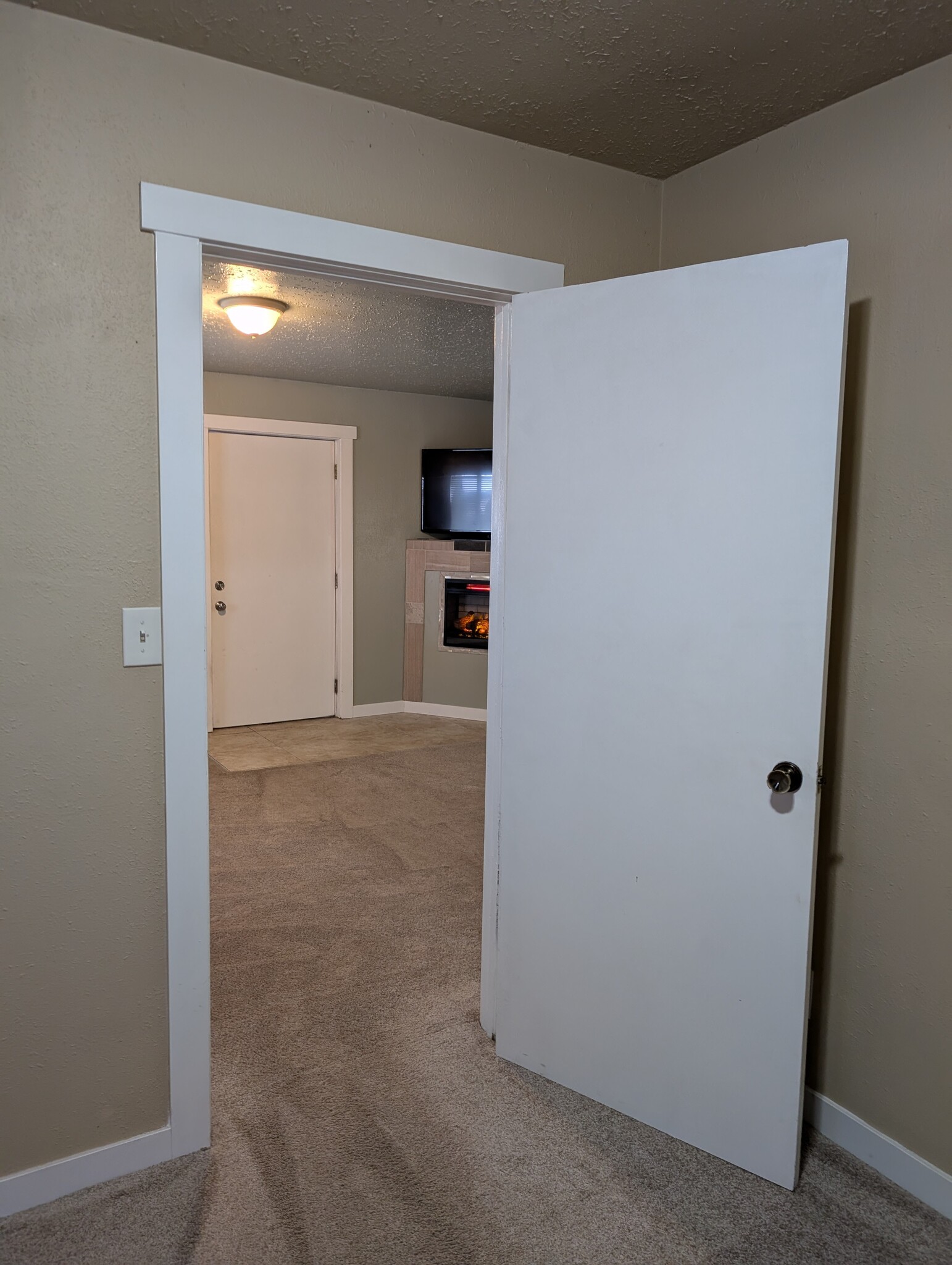 view of livingroom from bedroom - 8211 Florida Dr