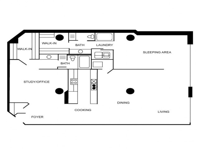 Floorplan - South Side on Lamar
