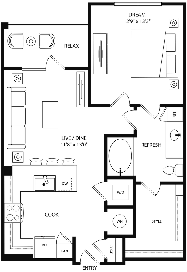 Floorplan - Tessa at Katy