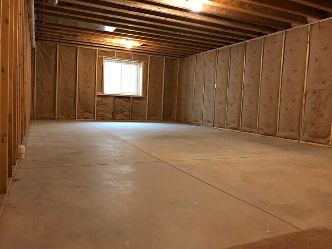 Unfinished basement is ventilated and insulated. - 110 Scenic Dr