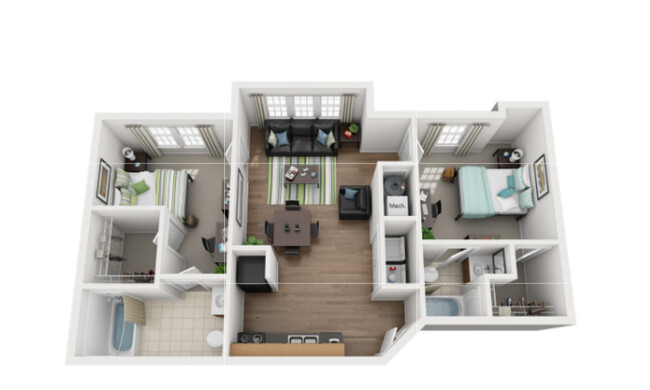 Floorplan - Mustang Village