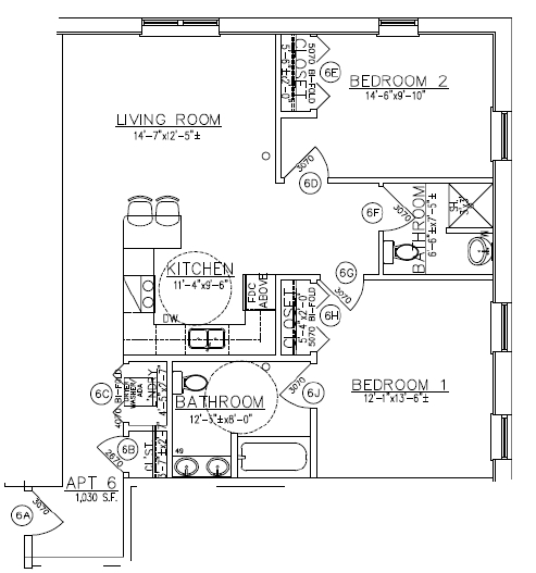 2BR/1.5BA - Pomeroy Lofts