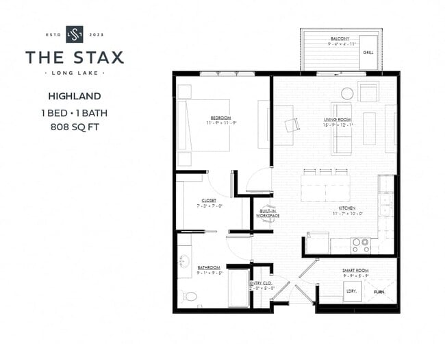 Floorplan - The Stax of Long Lake
