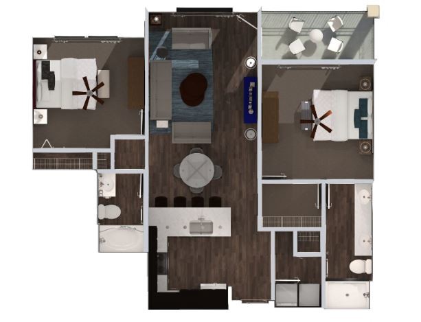 Floorplan - The Royale at CityPlace