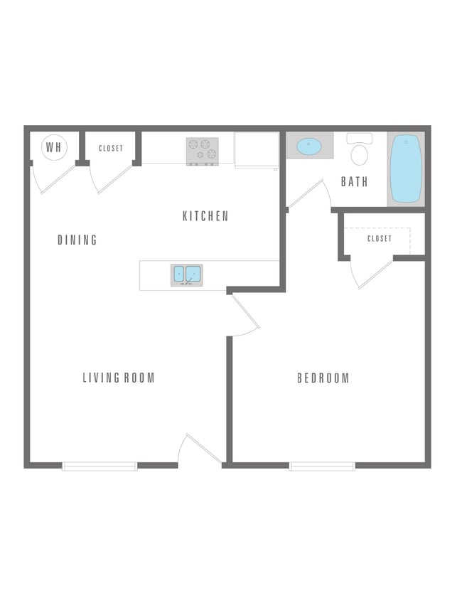 1 Bedroom 1 Bath 525 sqft - La Ensenada Villas