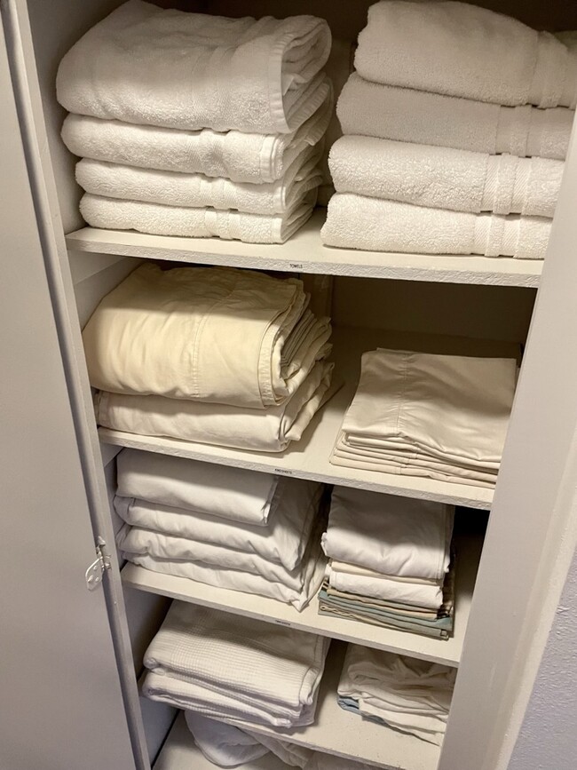 All linen is included and towels - 250 Vista Montana Way