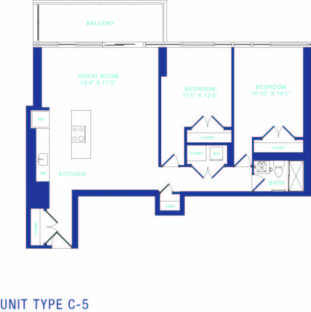 Floorplan - The Dane Apartments