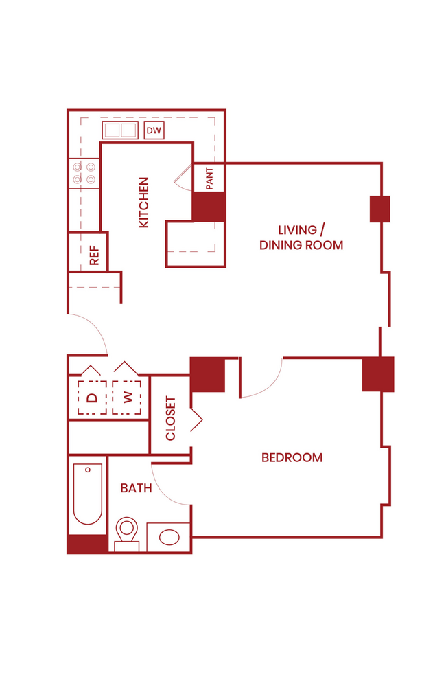 Floorplan - 2101 Church Street