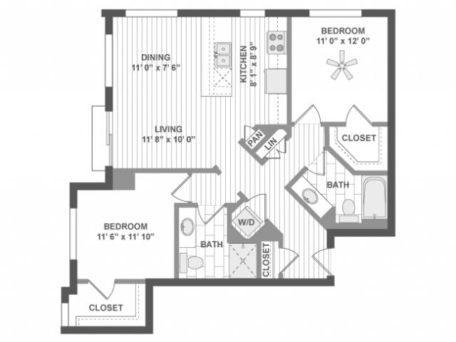 Floorplan - AMLI Evanston