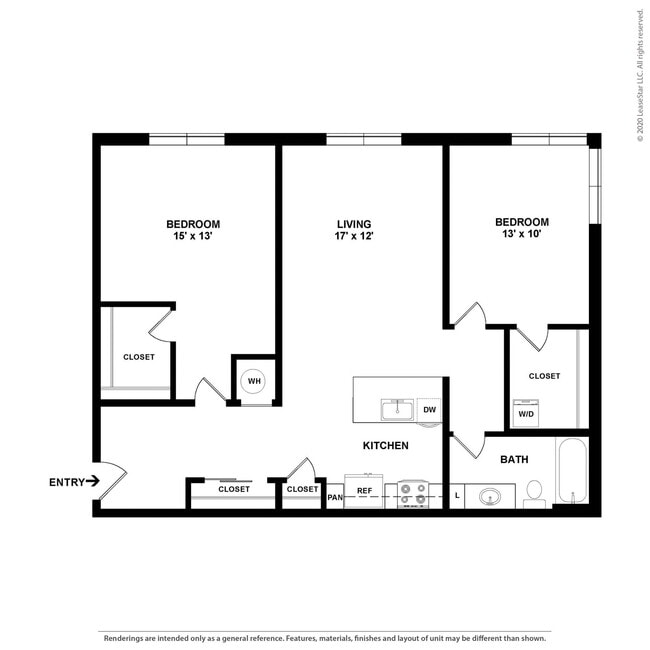 Floorplan - The Piedmont Apartments