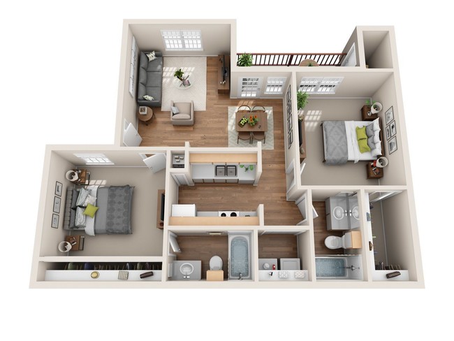 Floorplan - Arbors at Wolf Pen Creek Apartments