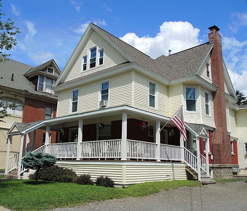 78-3 is the top floor gabled apartment - 78 Elm St