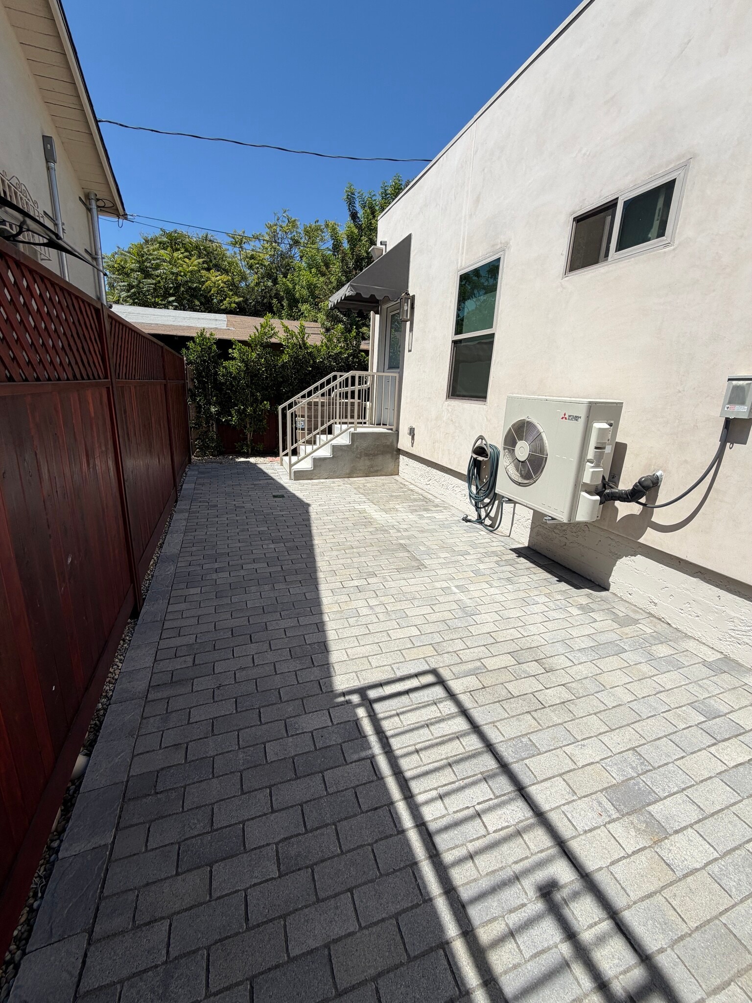 private yard area - 4131 Chevy Chase Dr
