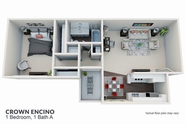 Floorplan - Crown Encino Apartment Homes
