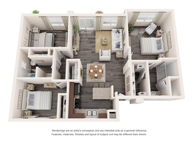 Floorplan - Sabino Vista Apartment Homes