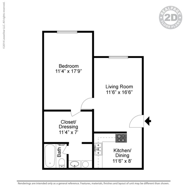 1BR/1BA - Patriot Place Apartments