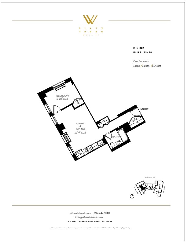 Floorplan - 63 Wall Street