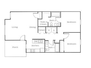 2BR/2BA - Conner Court Apartments