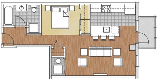 1BR/1BA - e5w Building