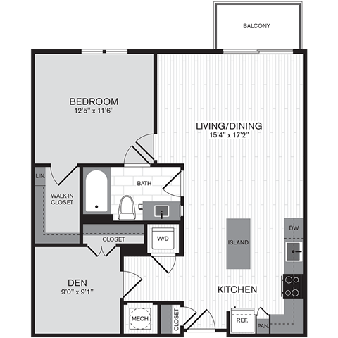 Floorplan - The Parker at Huntington Metro