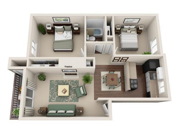 Floorplan - Copperstone Apartment Homes