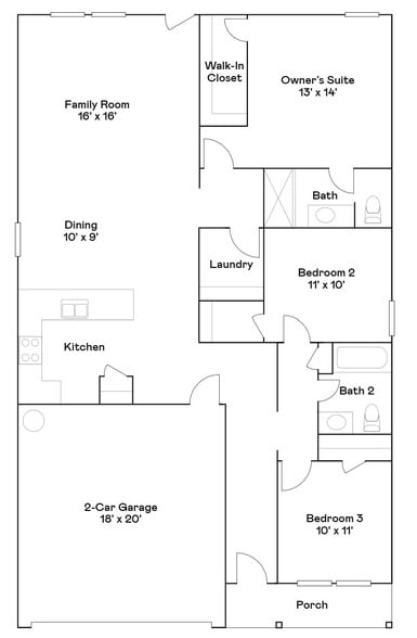 Floor plan - 302 Asterwood Ln