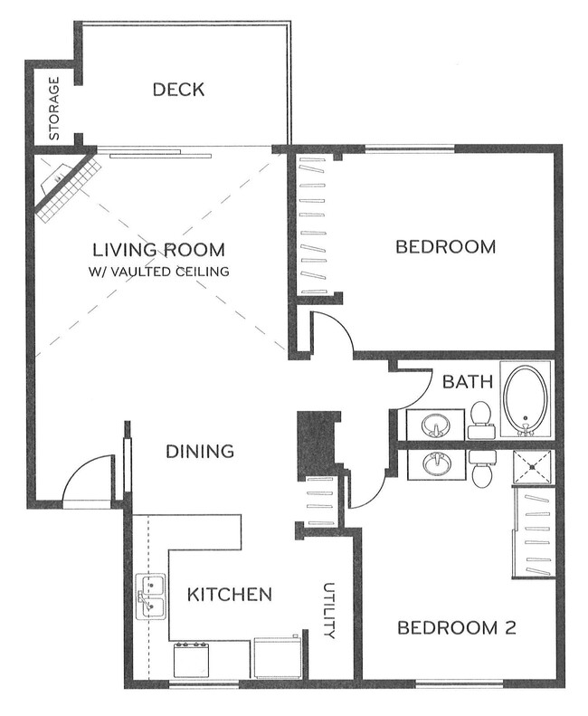 Floorplan - Springbrook Apartments