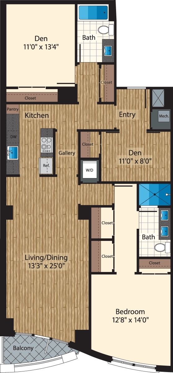 Floorplan - 425 Mass
