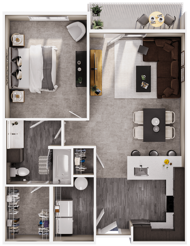 Floorplan - Altair Luxury Apartments