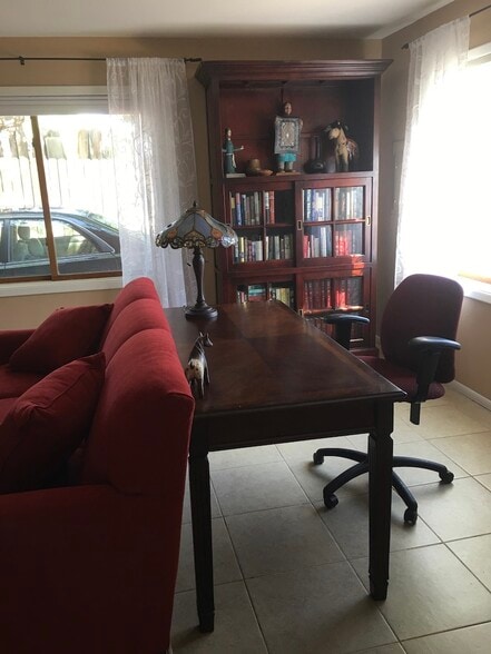 Living Room with Computer Desk, Bookcase - 2308 Cedros Cir