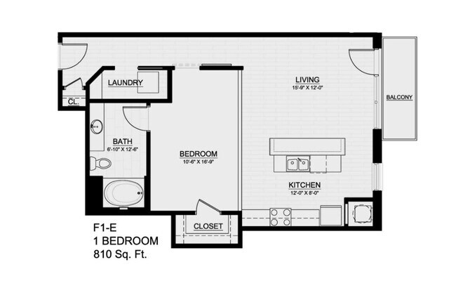 Floorplan - The Flats on Archer - Reduced Rates on All Units!