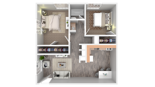 Floorplan - Heatherstone Apartments