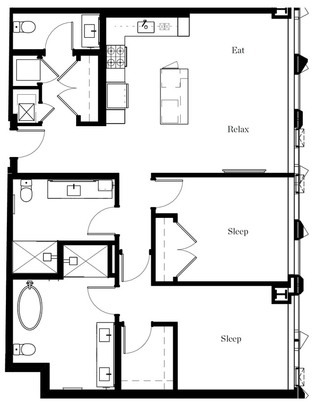 Floorplan - The Residences at Rainier Square