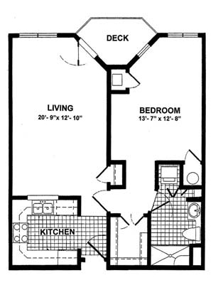 1BR/1BA - The Lodge of Ashworth