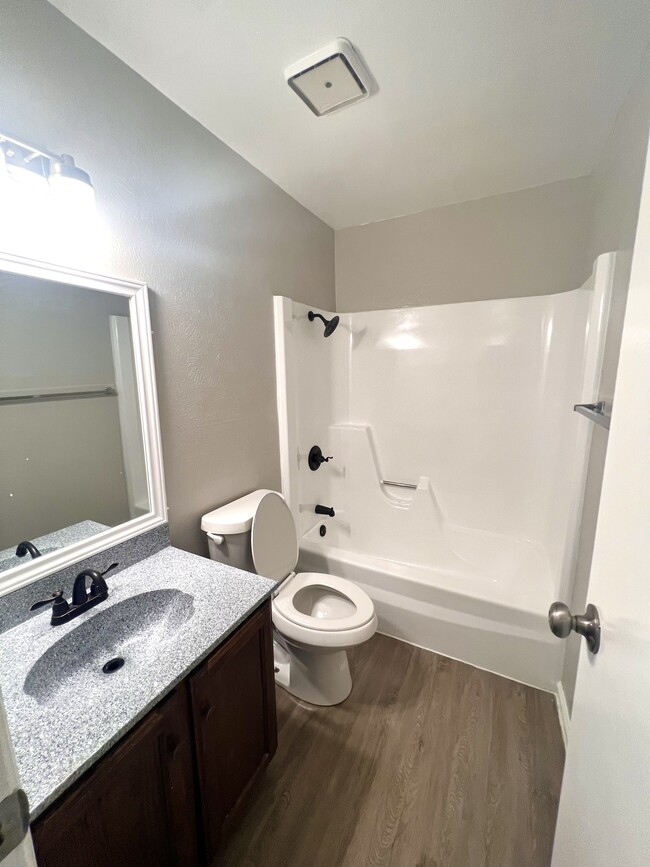 Upgraded Bathroom - Red Oak on A