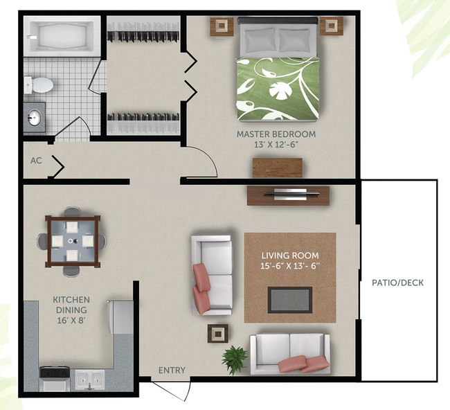 Floorplan - Century Plaza Apartments