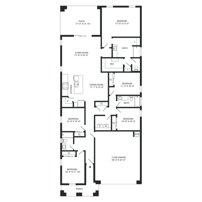 Floorplan - Broadway North at Mason Ranch