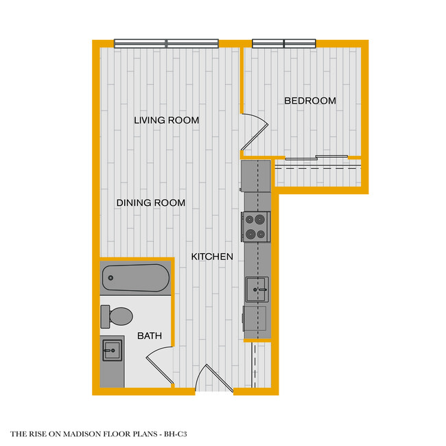 Floorplan - The Rise on Madison