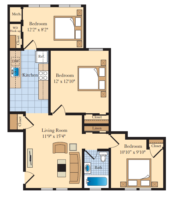 Floorplan - The Fields of Bethesda