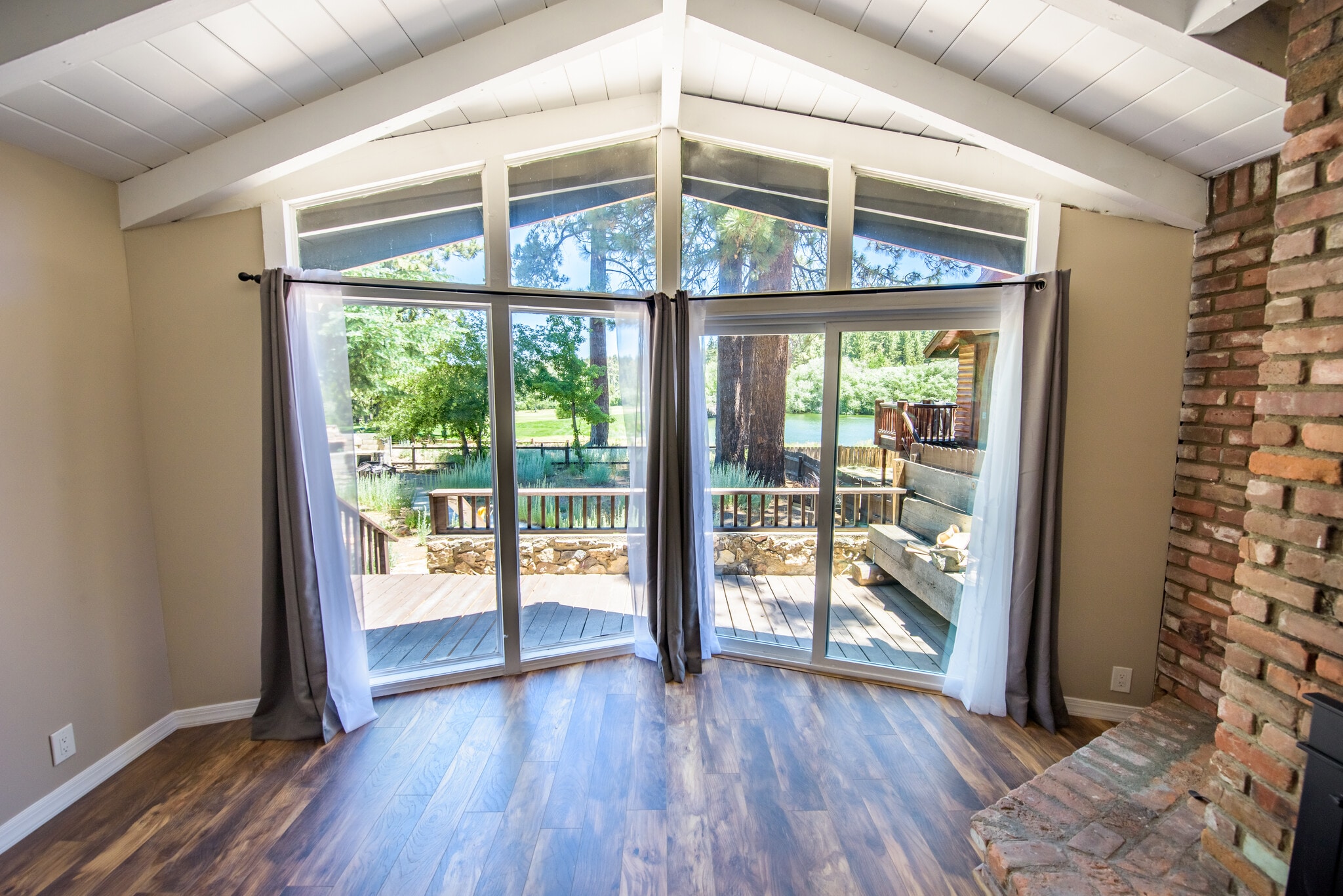 Living Room with View of Bear Mountain Golf Course - 1097 Club View Dr