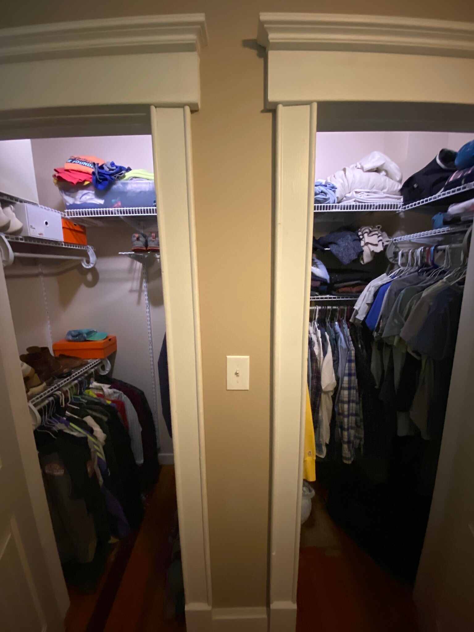 Double closet in bedroom - 1310 N Clay Ave