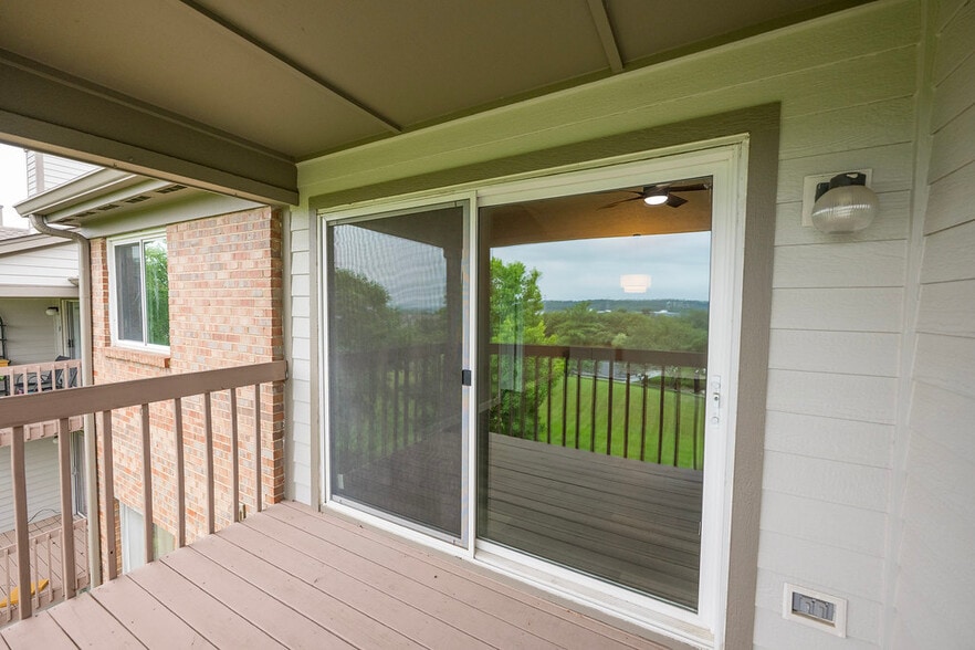 Covered Balcony off of Living Room - 8892 Eagleview Dr