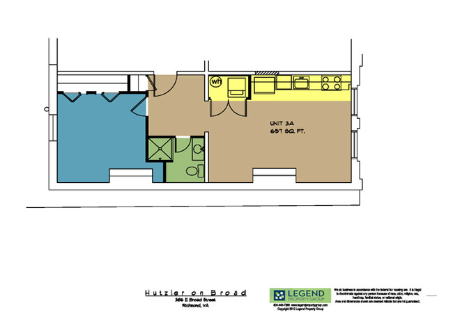 Floorplan - Hutzler on Broad