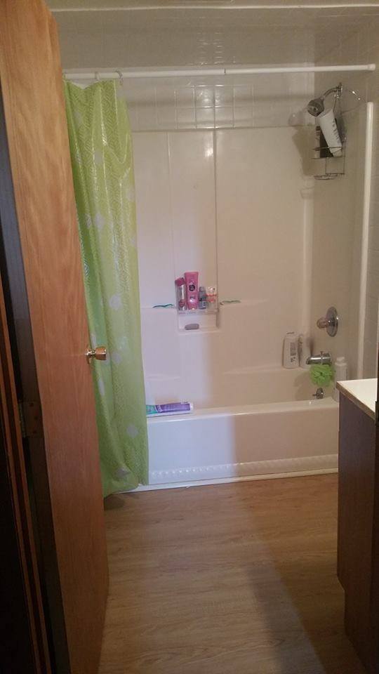 Downstairs bath with full tub and shower - 326 Center St