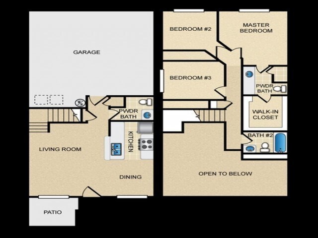 3 Bedrooms / 2.5 Bathrooms - Hidden Canyon Village