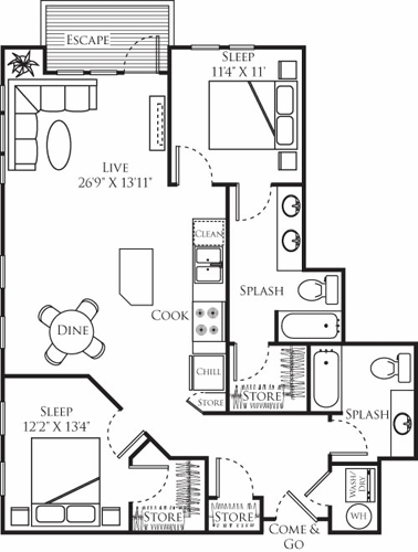 Floorplan - red160